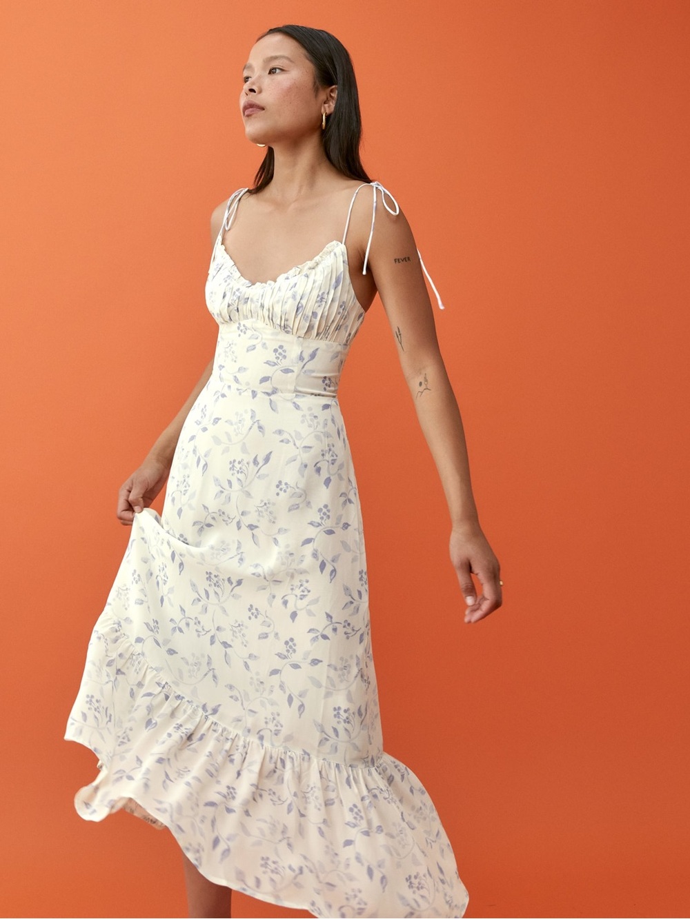 NWT Reformation Embry midi Dress size 4